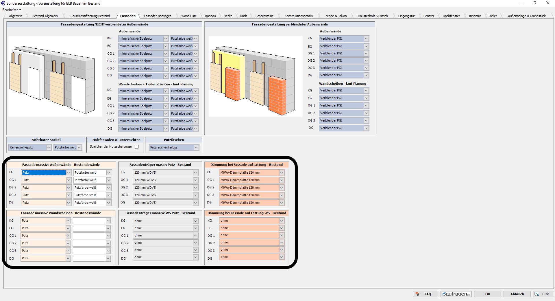 NEUE_Fassade auf Bestandswände Massivo