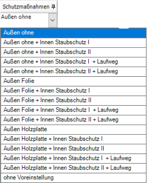 Schutmaßnahmen Fenster