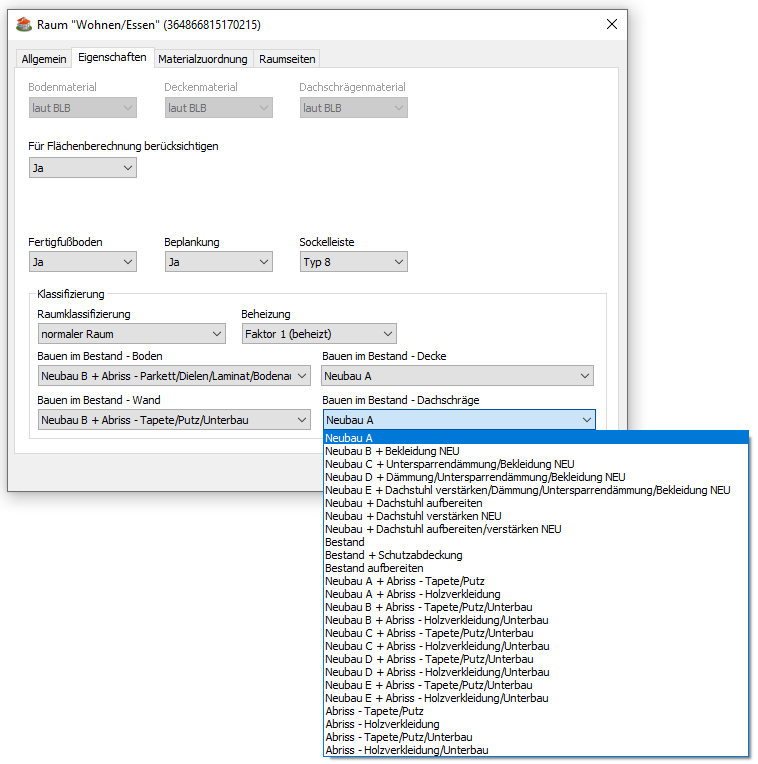 Raumklassifizierung_Dachschrägfläche