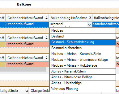 Schutzabdeckung Balkon