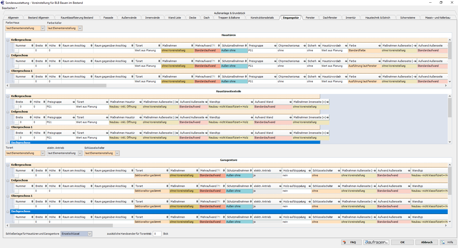 Register Eingangstür