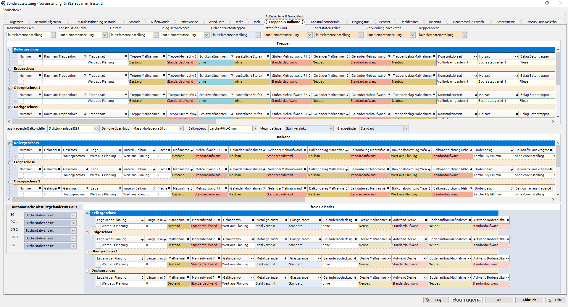 Register Treppen & Balkone