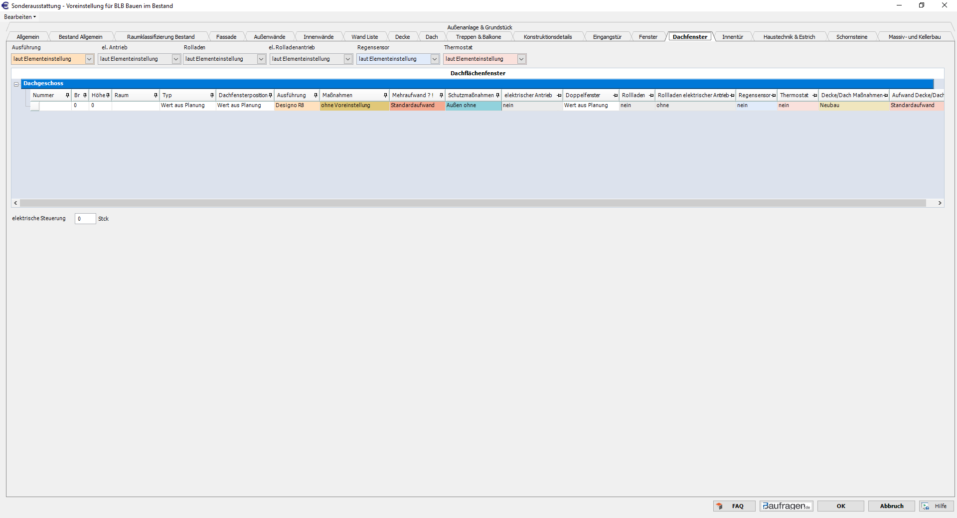 Register Dachfenster